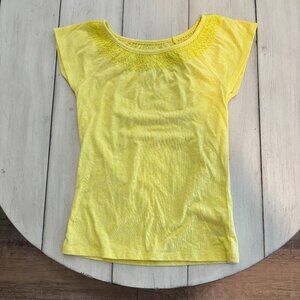 Girl's Circo Yellow Summer Top, sz 7/8, like new!